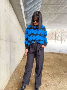 「ラブユ.」｜優奈さん（レディース・153cm）の春コーディネート