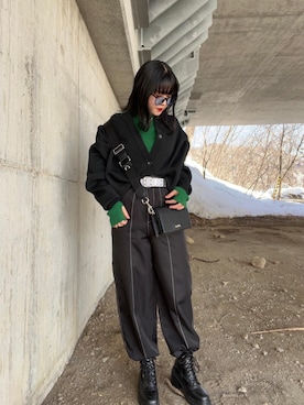 優奈さん（レディース・153cm）の春コーディネート