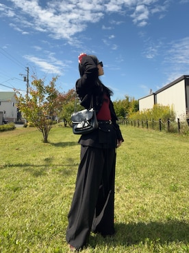 「LVEU.（ラブユ.）のアイテム」を使った、Yuunaさん（レディース・154cm）の秋コーディネート