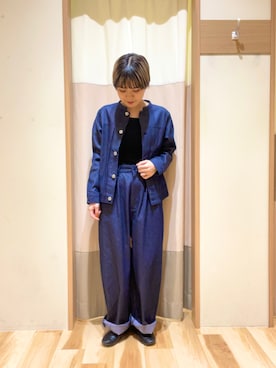 「sm2rhythm（サマンサモスモスリズム）のアイテム（ジャケット/アウター）」を使った、ＡＩＲＩさん（レディース・152cm）の春コーディネート