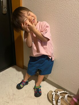 ピンクtシャツ のキッズ人気ファッションコーディネート Wear