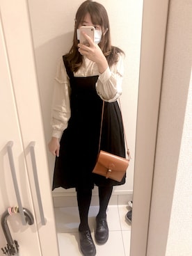 「merlot plus（メルロープリュス）のアイテム」を使った、kuriさん（レディース・166cm）の秋コーディネート