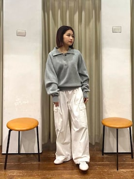 「低身長×ストレート」｜emariさん（レディース・152cm）の冬コーディネート