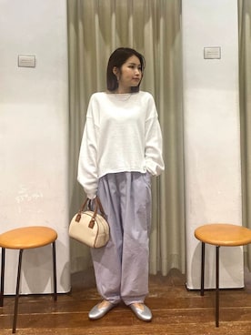 「低身長×ストレート」｜emariさん（レディース・152cm）の冬コーディネート