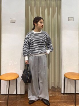 「低身長×ストレート」｜emariさん（レディース・152cm）の春コーディネート