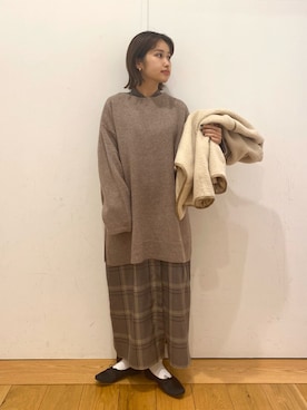 emariさん（レディース・152cm）の冬コーディネート