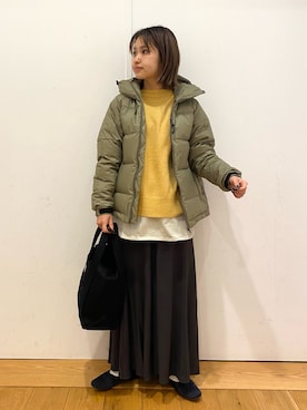 「URBAN RESEARCH DOORS（アーバンリサーチドアーズ）のアイテム（タンクトップ）」を使った、emariさん（レディース・152cm）の冬コーディネート