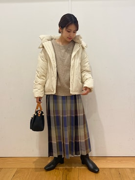 emariさん（レディース・152cm）の冬コーディネート