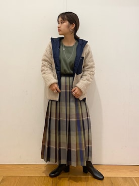 emariさん（レディース・152cm）の冬コーディネート