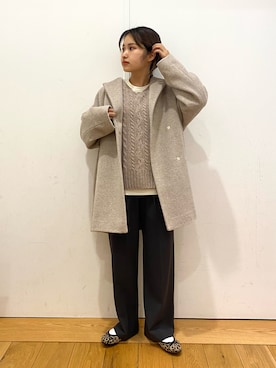 emariさん（レディース・152cm）の冬コーディネート