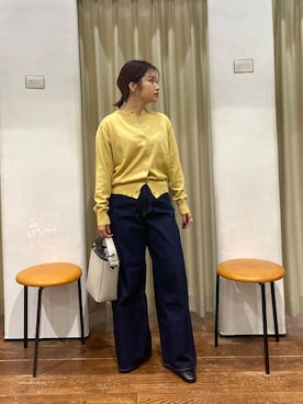 「低身長×ストレート」｜emariさん（レディース・152cm）の冬コーディネート