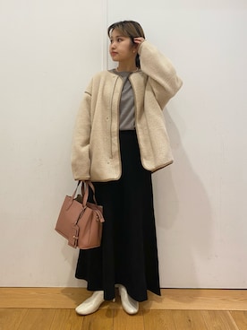 emariさん（レディース・152cm）の冬コーディネート