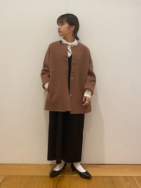 emariさん（レディース・152cm）の冬コーディネート