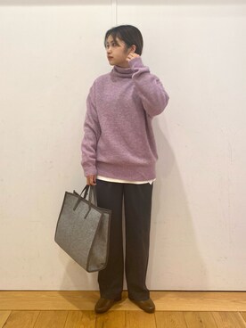 emariさん（レディース・152cm）の冬コーディネート