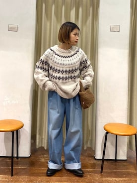 「COLD BREAKER（コールドブレーカー）のアイテム」を使った、emariさん（レディース・152cm）の冬コーディネート