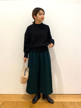 emariさん（レディース・152cm）の冬コーディネート