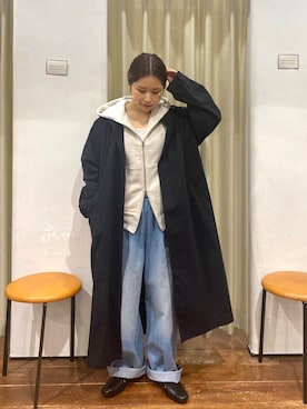 「低身長×ストレート」｜emariさん（レディース・152cm）の春コーディネート