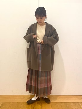 emariさん（レディース・152cm）の冬コーディネート