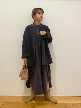 emariさん（レディース・152cm）の冬コーディネート