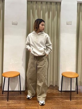 「低身長×ストレート」｜emariさん（レディース・152cm）の冬コーディネート
