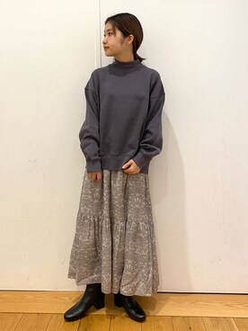 emariさん（レディース・152cm）の冬コーディネート