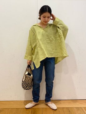 emariさん（レディース・152cm）の春コーディネート