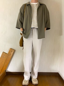 「CASPER JOHN」｜「アイテム（アナログ腕時計）」を使った、azeさん（メンズ・174cm）の秋コーディネート