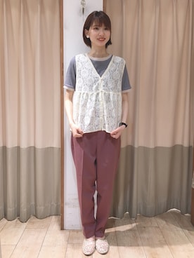 nanaさん（レディース・160cm）の夏コーディネート