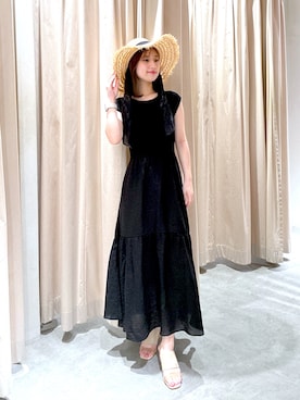 「FREE'S MART（フリーズマート）のアイテム（帽子）」を使った、rionさん（レディース・152cm）の春コーディネート