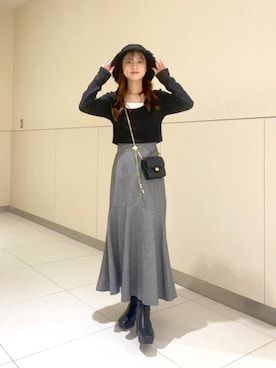 rionさん（レディース・152cm）の秋コーディネート