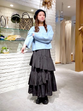 rionさん（レディース・152cm）の冬コーディネート