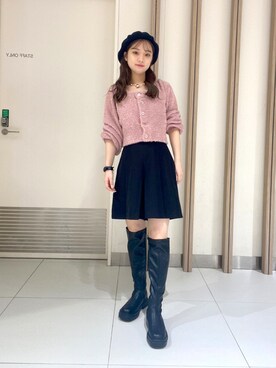 「FREE'S MART（フリーズマート）のアイテム（アクセサリー）」を使った、rionさん（レディース・152cm）の秋コーディネート