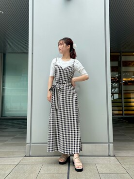 rionさん（レディース・153cm）の夏コーディネート