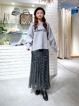 rionさん（レディース・152cm）の冬コーディネート