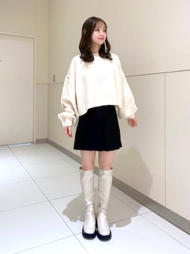 rionさん（レディース・152cm）の冬コーディネート