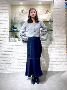 rionさん（レディース・152cm）の冬コーディネート