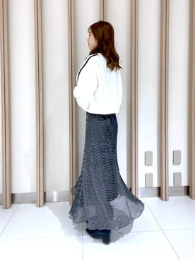 「FREE'S MART（フリーズマート）のアイテム（スウェット）」を使った、rionさん（レディース・152cm）の冬コーディネート