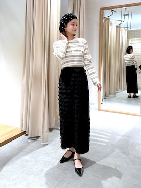 「FREE'S MART（フリーズマート）のアイテム（パンプス）」を使った、rionさん（レディース・152cm）の春コーディネート