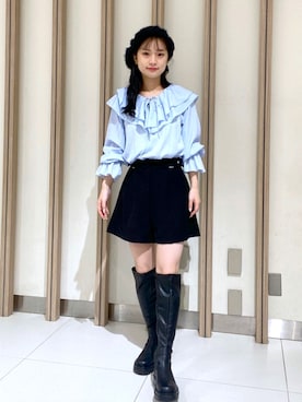 rionさん（レディース・152cm）の秋コーディネート