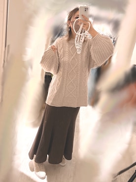 かずきちさん（レディース・154cm）の秋コーディネート