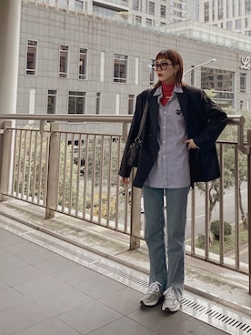 Morinさん（レディース・170cm）の冬コーディネート