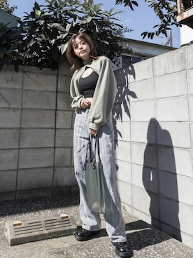「アイテム（ドレスシューズ）」を使った、wenさん（レディース・155cm）の秋コーディネート