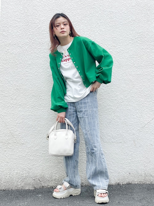 セール】テレコ2wayスナップショートカーディガン（カーディガン