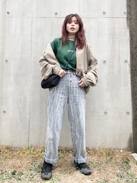 「perkyroom」｜wenさん（レディース・155cm）の冬コーディネート