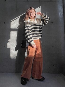 「Y/lim（イリム）のアイテム」を使った、wenさん（レディース・155cm）の冬コーディネート