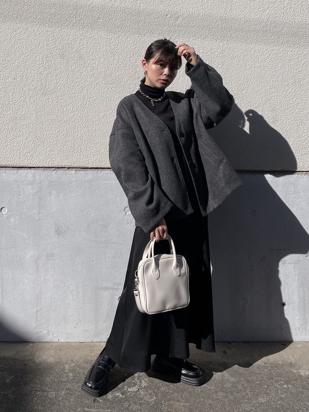 LVEU.（ラブユ.）の「Satin camisole one-piece / サテン