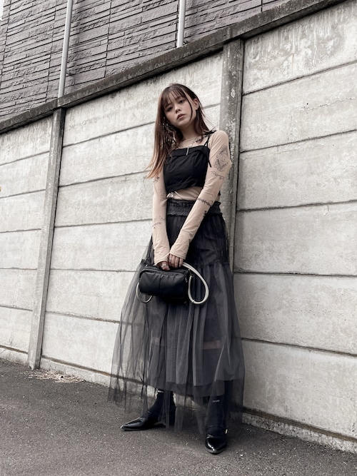 MAISON SPECIAL（メゾンスペシャル）の「TATOOプリントシアーTOP