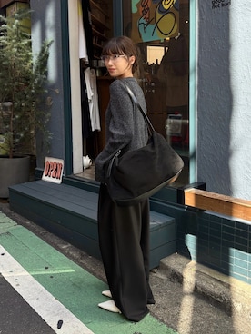 「アイテム（サンダル）」を使った、𝗬𝘂𝗻𝗮さん（レディース・158cm）の秋コーディネート