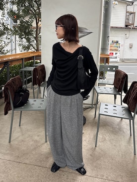 「Aunt Marie's（アントマリーズ）のアイテム」を使った、𝗬𝘂𝗻𝗮さん（レディース・160cm）の春コーディネート