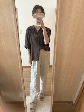 「アイテム（チョーカー）」を使った、mashuさん（レディース・164cm）の夏コーディネート